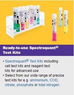 Ready to use Spectroquant test kits